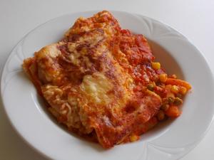 Karotten-Lachs-Lasagne